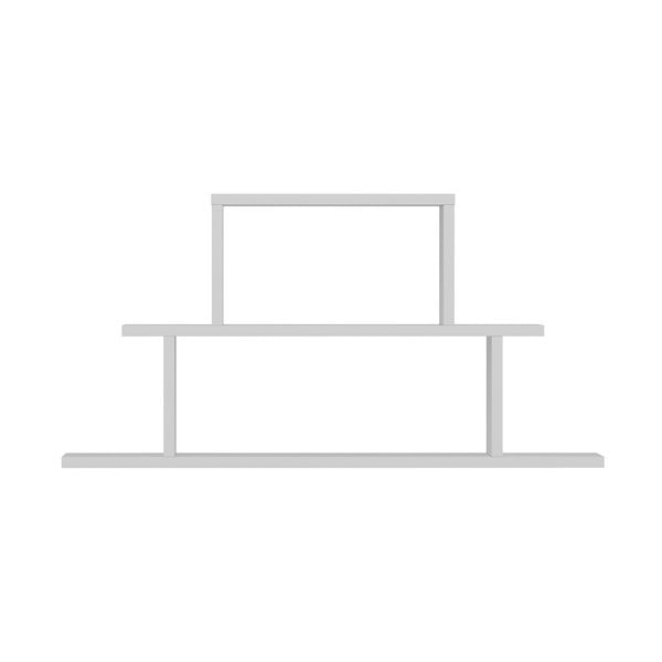 Balta dviaukštė lentyna Pasific - Kalune Design