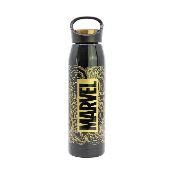 Juodos spalvos iš nerūdijančio plieno vaikiškas termosas 665 ml Marvel – STOR