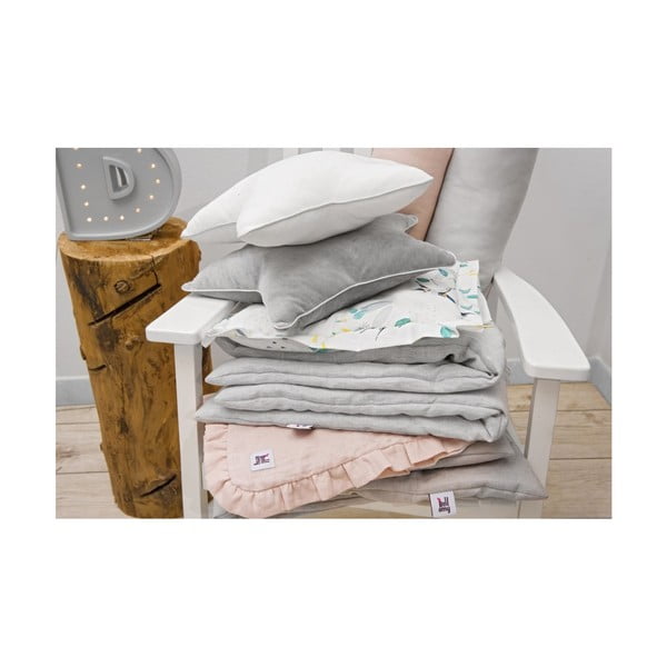 Pilka vaikiška patalynė BELLAMY Stripes, 140 x 200 cm-image-3