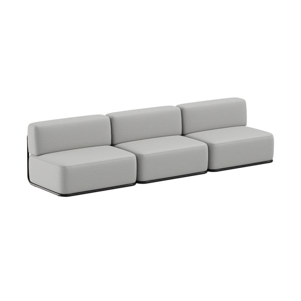 Sodo modulinė sofa šviesiai pilkos spalvos 306 cm Straw – Sit Sit
