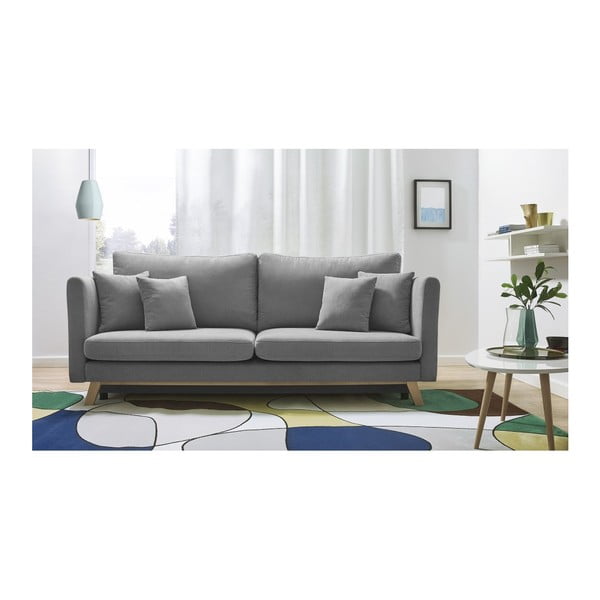 Pilka sofa-lova Bobochic Paris Triplo-image-4