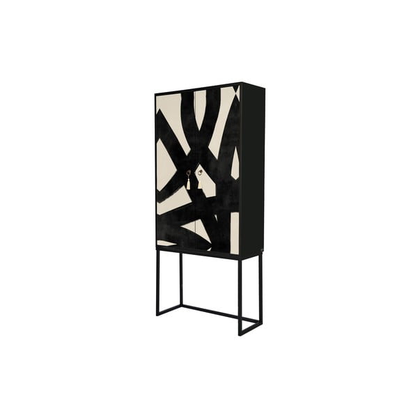 Spintelė juodos spalvos/smėlio spalvos 75x164,5 cm Alva – Really Nice Things-image-2