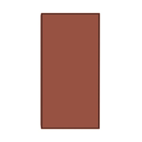 Pakabinama spintelė raudonos plytų spalvos 46x91 cm Edge by Hammel – Hammel Furniture