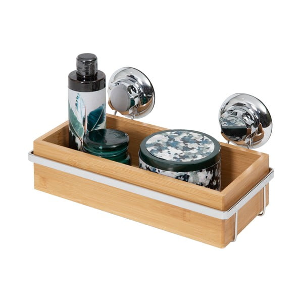 Bambukinis vonios kambario reikmenų laikiklis Compactor Spa-image-3