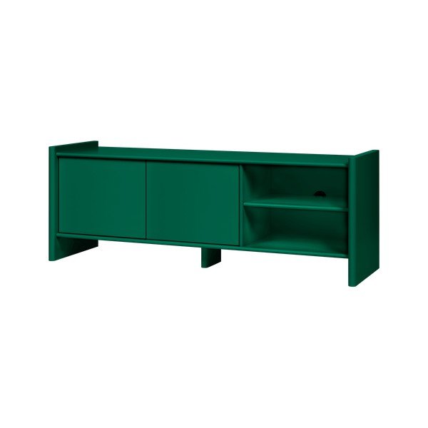 Žalios spalvos TV spintelė 160x58x48 cm Rali – noo.ma