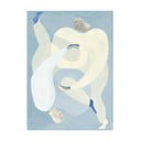 Plakatas 50x70 cm Hold You - Blue – Sofia Lind – The Poster Club