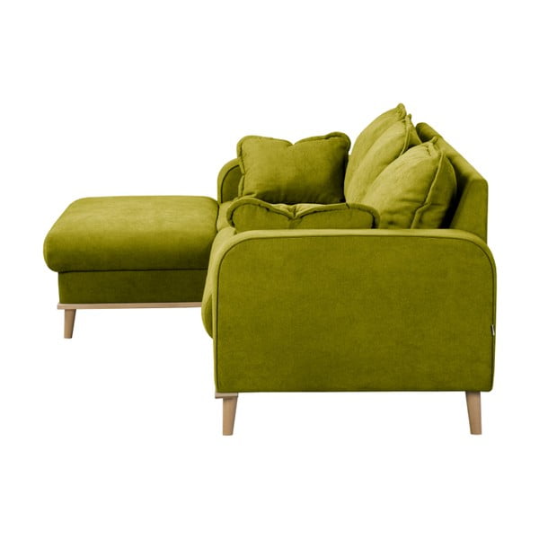 Žalia kampinė sofa (kairysis kampas) Beata - Ropez-image-4