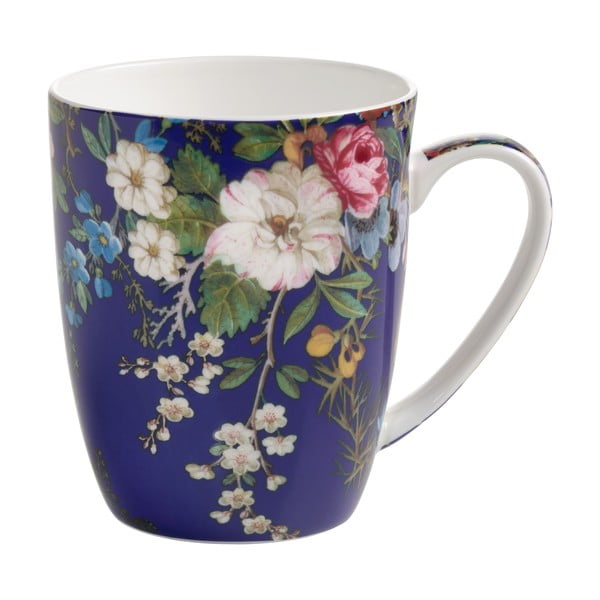 Kaulinio porceliano puodelis "Maxwell & Williams Kilburn Floral Muse", 390 ml