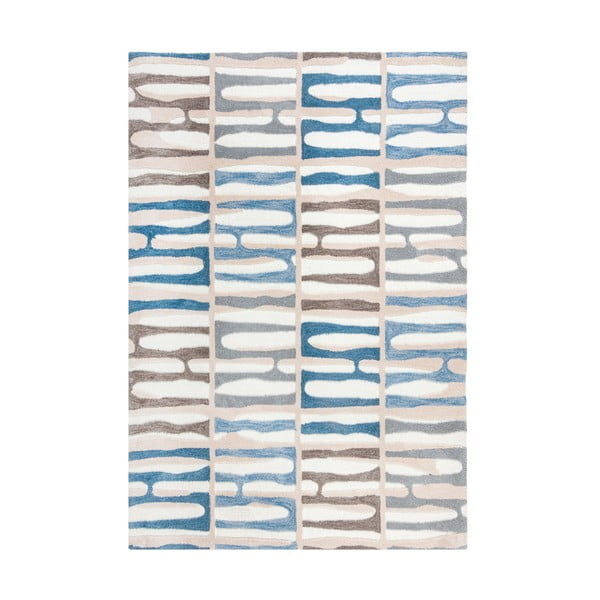 Mėlynas kilimas Flair Rugs Abstract Stripe, 120 x 170 cm