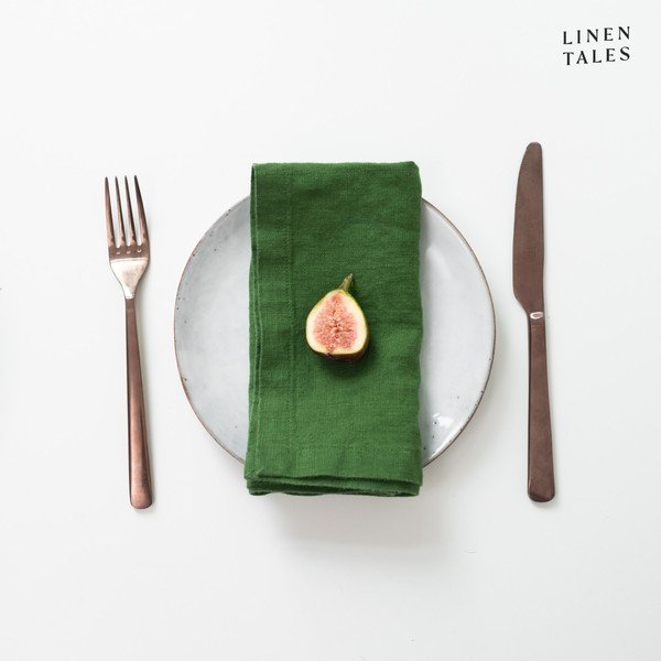 Iš lino servetėlės 2 vnt. 40x40 cm True Green – Linen Tales