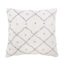 Balta ir pilka medvilninė dekoratyvinė pagalvėlė Tiseco Home Studio Dots, 45 x 45 cm