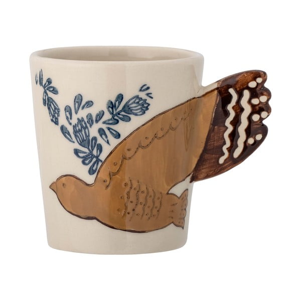 Iš akmens masės puodelis kreminės spalvos 260 ml Hezha – Bloomingville