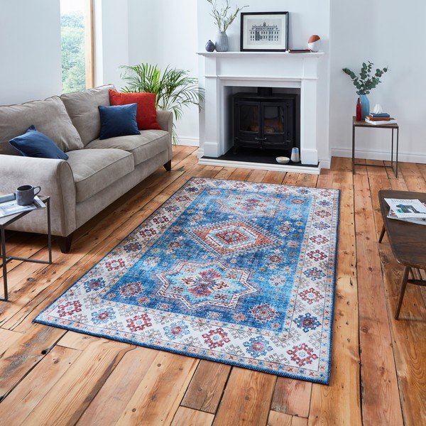 Mėlynas kilimas 270x180 cm Topaz - Think Rugs-image-1