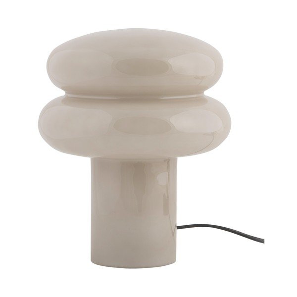 Smėlio spalvos iš stiklo stalinis šviestuvas (aukštis 24 cm) Incesante – Leitmotiv