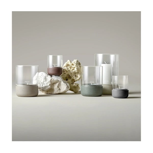 Iš stiklo žvakidės arbatinėms žvakutėms 2 vnt. Calma – Blomus-image-1