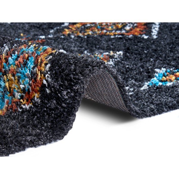 Juodas kilimas Mint Rugs Phoenix, 160 x 230 cm-image-1