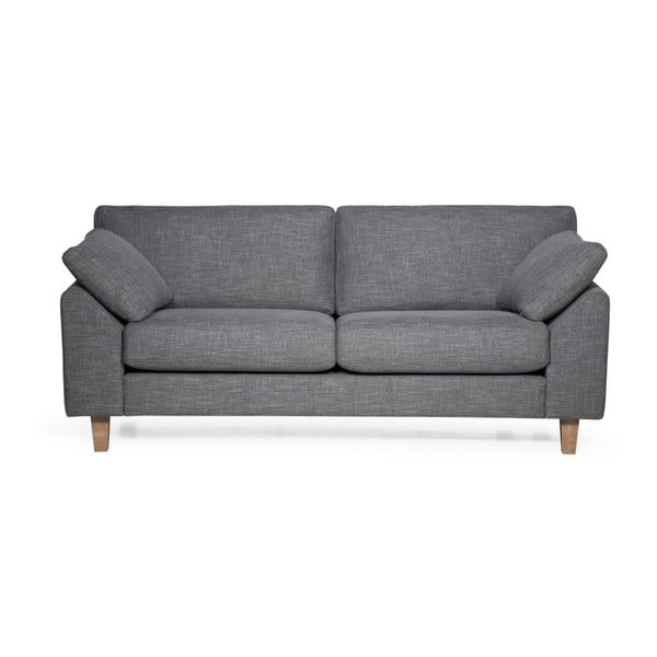 Pilka sofa Scandic Garda, 186 cm