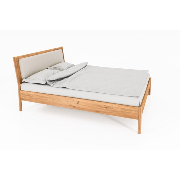 Minkšta dvigulė lova iš ąžuolo 160x200 cm Pola - The Beds