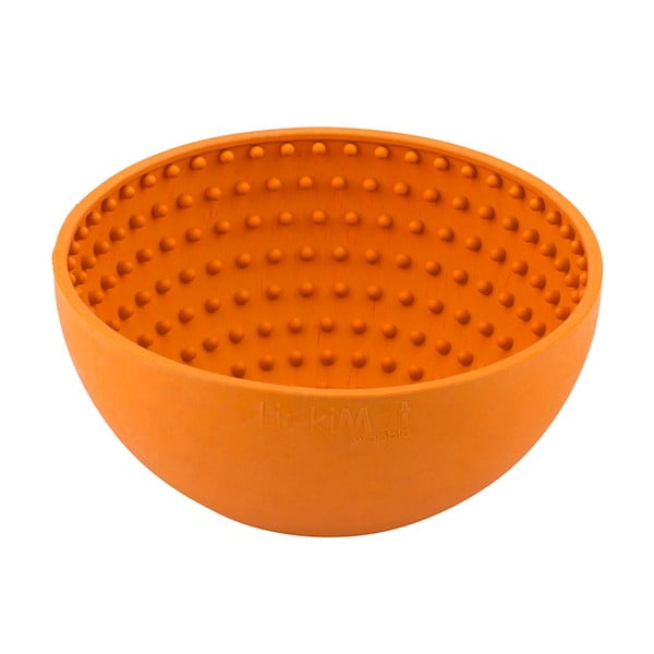Laižymo dubuo Wobble Orange - LickiMat-image-1
