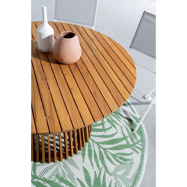Iš akacijos masyvo apvalios formos sodo valgomojo stalas ø 120 cm Rodano – Bizzotto-image-2