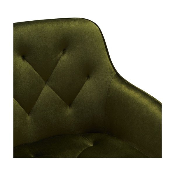 Valgomojo kėdės iš aksomo khaki spalvos 2 vnt. Nadja – Furnhouse-image-4