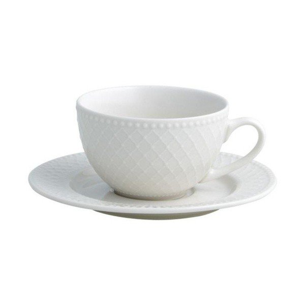 2 puodelių ir lėkštelių rinkinys Brandani Burlesque, 200 ml