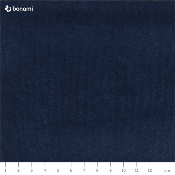 Tamsiai mėlyna aksominė dvigulė lova Mazzini Beds Nerin, 160 x 200 cm-image-1