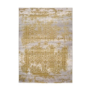 Pilkos ir auksinės spalvos kilimas Universal Arabela Gold, 160 x 230 cm