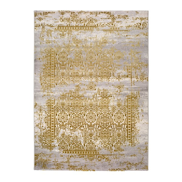Pilkos ir auksinės spalvos kilimas Universal Arabela Gold, 120 x 170 cm