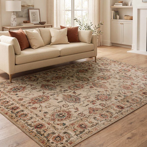 Smėlio spalvos kilimas 160x220 cm Raja – Asiatic Carpets-image-2