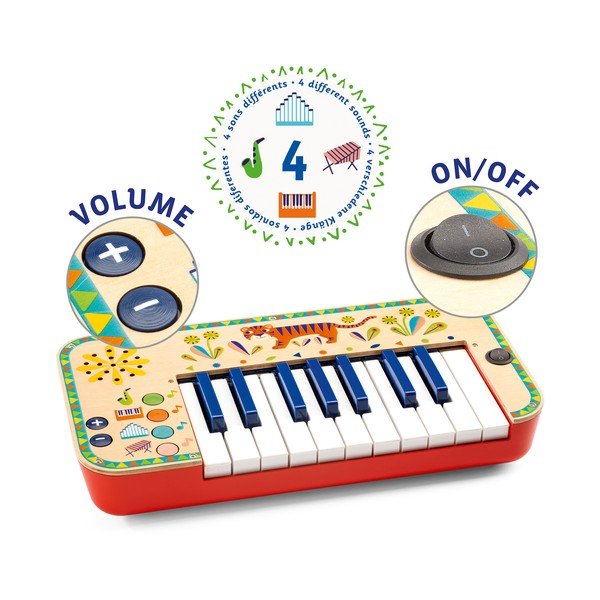 Muzikinis žaislas Synthesizer - Djeco-image-1