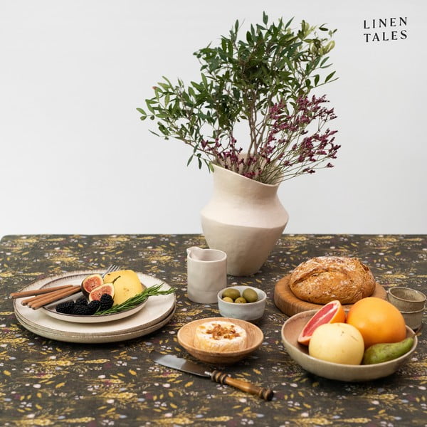 Iš lino staltiesė 140x250 cm Woodland – Linen Tales-image-1