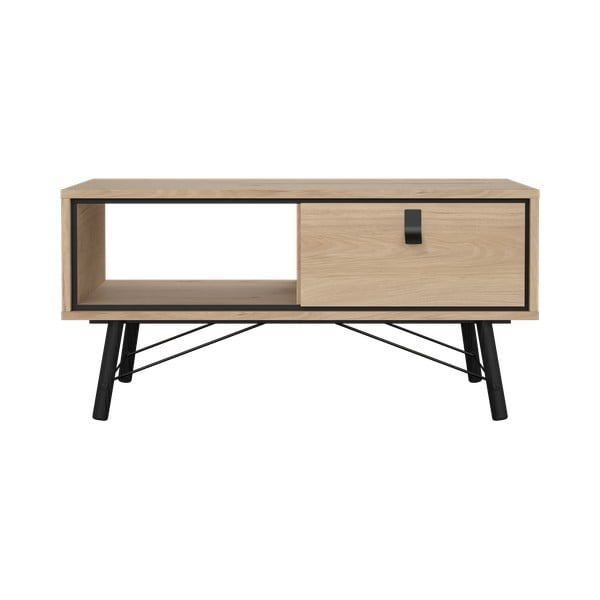 Natūralios spalvos kavos staliukas 48x102 cm Ry – Tvilum