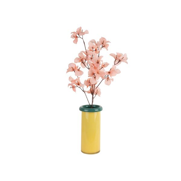 Geltonos spalvos iš stiklo  vaza (aukštis 23,5 cm) Plegado  – PT LIVING-image-3