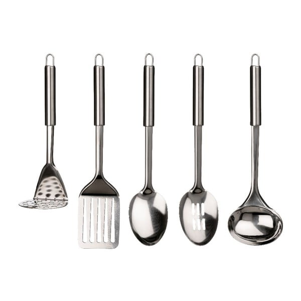 5 Premier Housewares nerūdijančio plieno virtuvės įrankių rinkinys