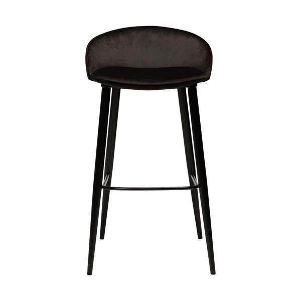 Juodo aksomo baro kėdė DAN-FORM Denmark Dual, aukštis 91 cm-image-1