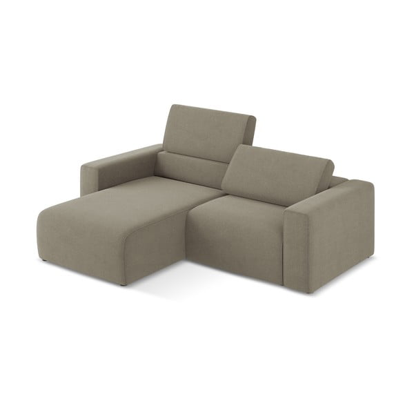 Smėlio spalvos kampinė sofa (su kairiuoju kampu) Kalea – Makamii-image-1