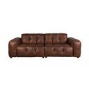 Rudos spalvos sofa iš odos 264 cm Hackman – Dutchbone