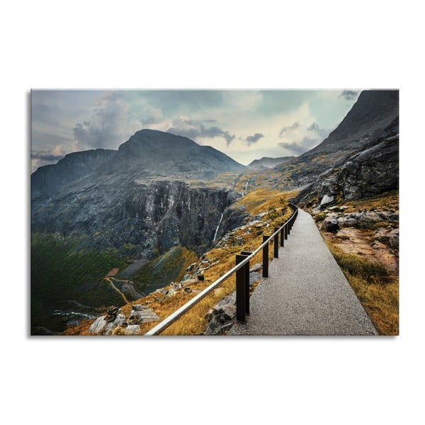 Styler Glasspik Vaizdai Norvegija Kalnai, 80 x 120 cm
