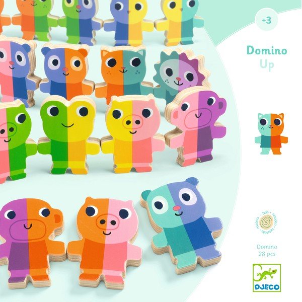 Vaikiški mediniai domino 3D Djeco-image-1