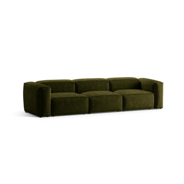 Žalios spalvos iš kordinio velveto sofa 364 cm Bergamo – Cosmopolitan Design-image-2