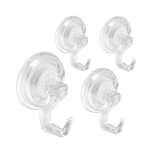 4 kabliukų rinkinys su siurbtuku "iDesign Power Lock-image-1