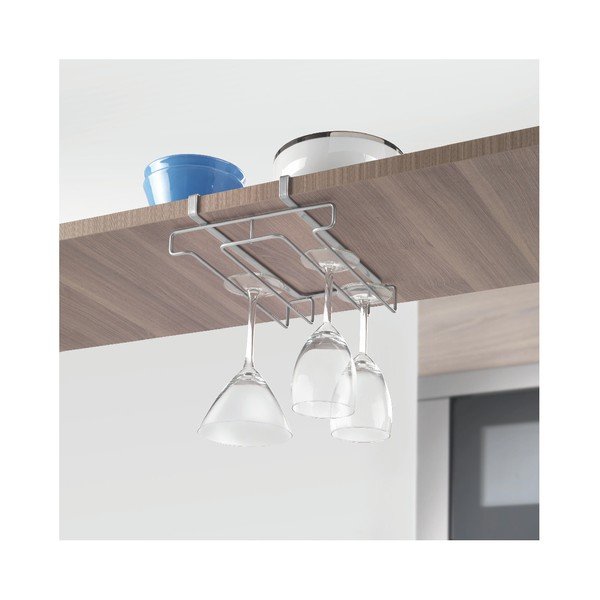 Pakabinamas laikiklis 8 stiklinėms Metaltex Glass, 20 cm ilgio-image-1