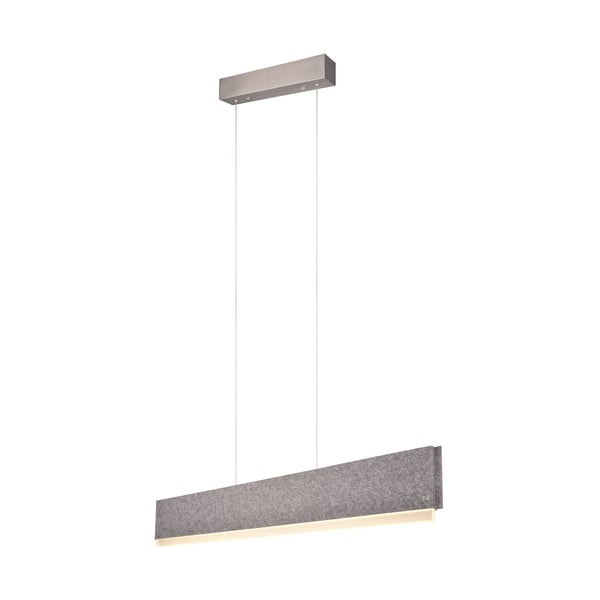 Kabantis šviestuvas pilkos spalvos LED su balso kontrole/su mobiliųjų programų valdymu su tekstiliniu gaubtu Cicara – CINQUE-image-1