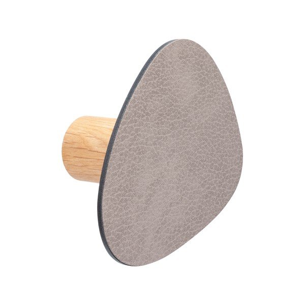 Sieninis pilkos spalvos iš plieno kablys Dot S Bull – LIND DNA