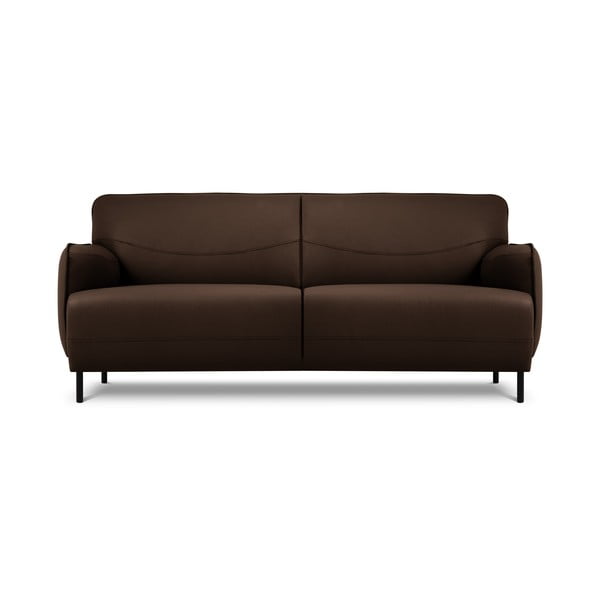 Ruda odinė sofa Windsor & Co Sofas Neso, 175 x 90 cm