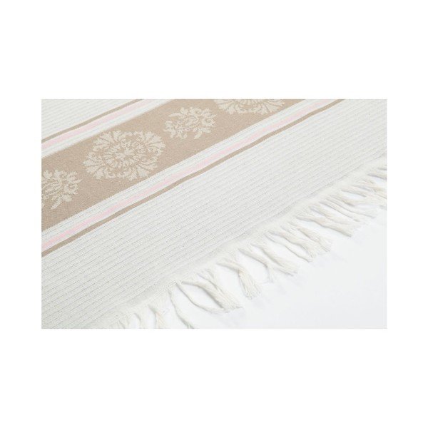 Šviesiai rudai smėlio spalvos hamamo rankšluostis Deco Bianca Loincloth Beige Stripe, 80 x 170 cm-image-3