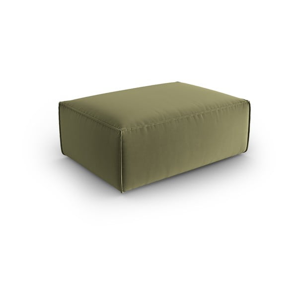 Iš velveto taburetė žalios spalvos Mackay – Cosmopolitan Design