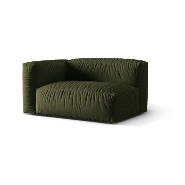 Modulinė sofos dalis žalios spalvos (su kairiuoju kampu) Martina – Micadoni Home-image-2