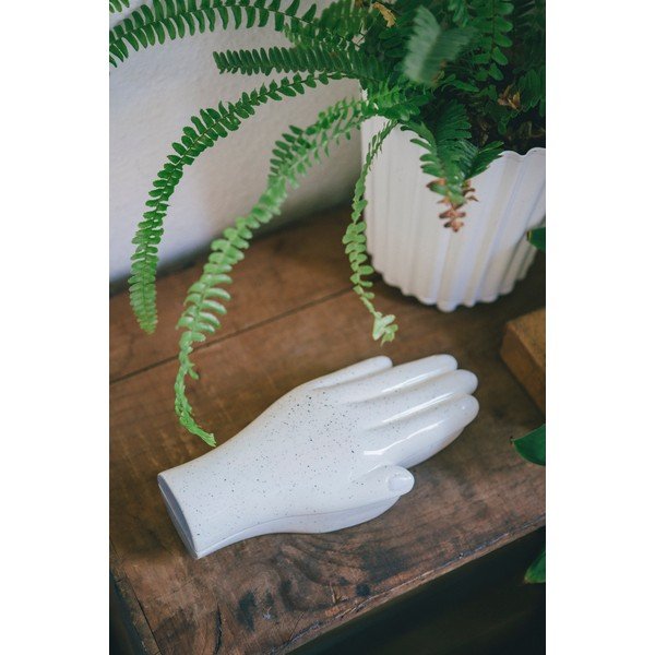 Keraminė papuošalų dėžutė DOIY Hand, 23 x 11 cm-image-3